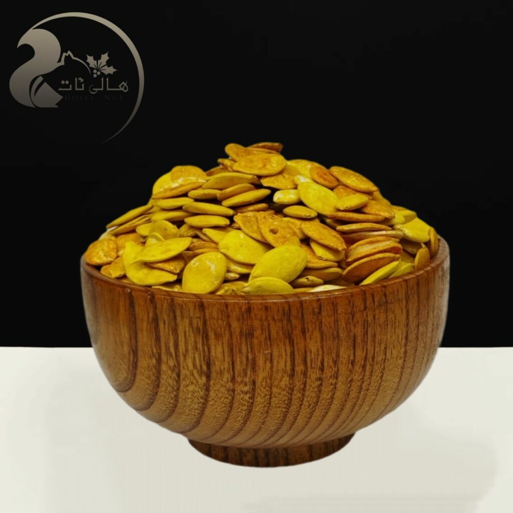 با ثبت سفارش آنلاین تخمه کدو مرمری زعفرانی شور از وب‌سایت معتبر هالی نات، شما می‌توانید به تجربه‌ای بی‌نظیر و راحت در زمینه خرید دست یابید.